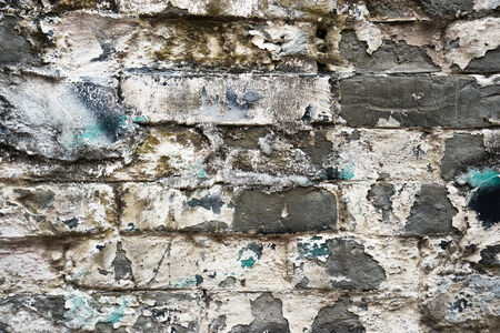 Background of the old brick wallの写真素材