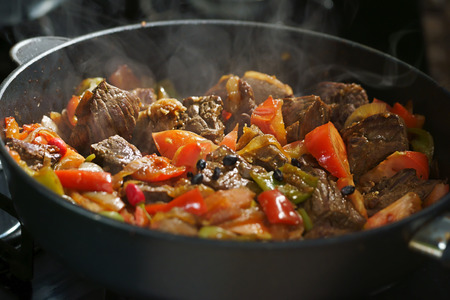 Cooking hotpot in the stew panの写真素材