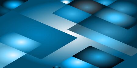 Background of geometric elements in blue and blue tonesのイラスト素材