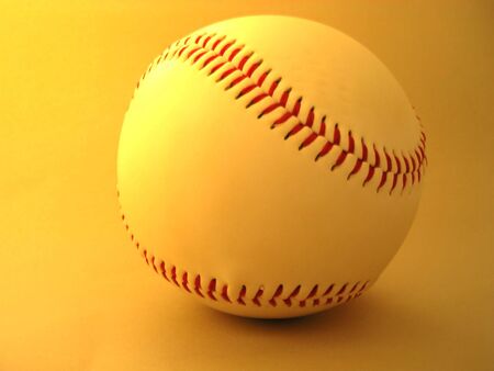 Baseball ball and special lighting conditions.の写真素材