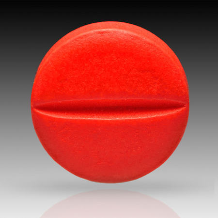 Pill isolated on background with clipping path