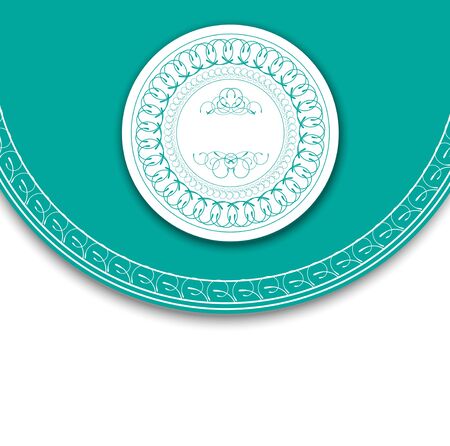 Abstract Elegant Label Background With Copyspace のイラスト素材