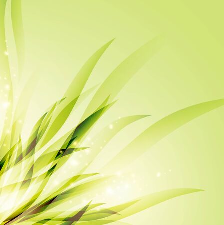 Illustration of The Abstract Magic Green Backgroundのイラスト素材