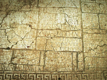 Photo of the Decorative Vintage Stone Backgroundの写真素材