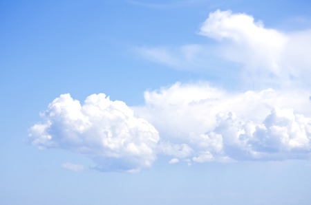 Photo of the Blue Cloudy Sky Background
