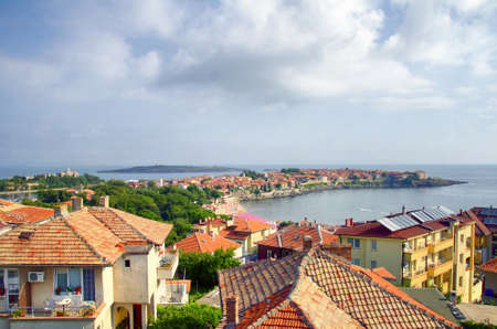 Old Sozopol Town Over Sea, Bulgaria