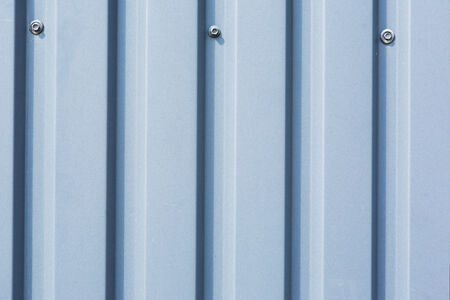 Silver metal sheet with striped pattern