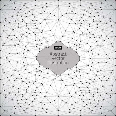 Illustration of concept Geometric connectionのイラスト素材