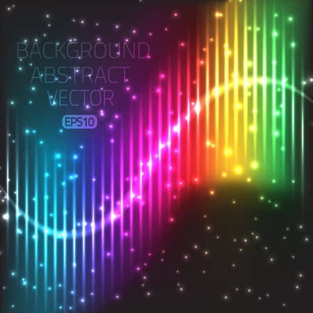 Illustration of Abstract bright equalizer lines wallpaper backgroundのイラスト素材