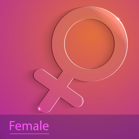 Illustration of Male sign glass icon vector illustrationのイラスト素材