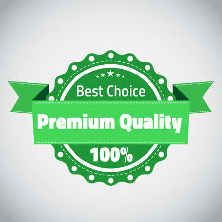 Illustration of Best choose premium quality badgeのイラスト素材