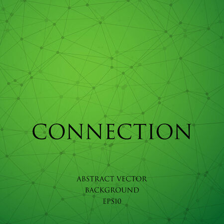 Illustration of lines geometric connectionsのイラスト素材