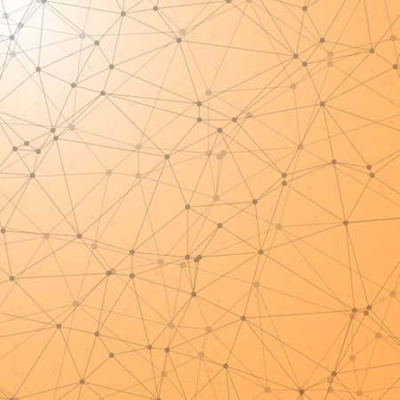 Illustration of lines geometric connectionsのイラスト素材