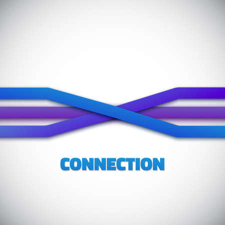 Illustration of Internet People Connection Lines backgroundのイラスト素材