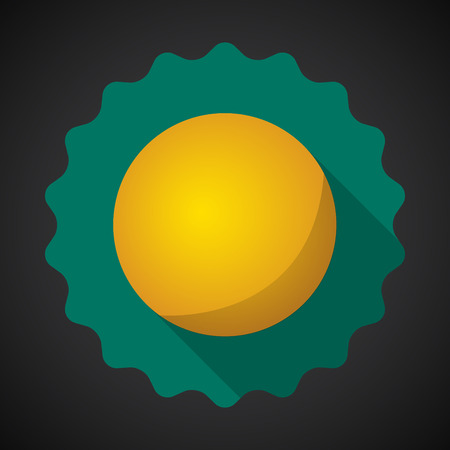 Illustration of Sport Ball Table Tennis  Flat icon vector backgroundのイラスト素材