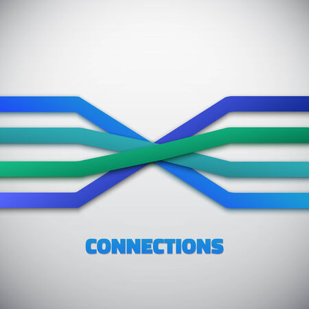 Illustration of Internet People Connection Lines backgroundのイラスト素材