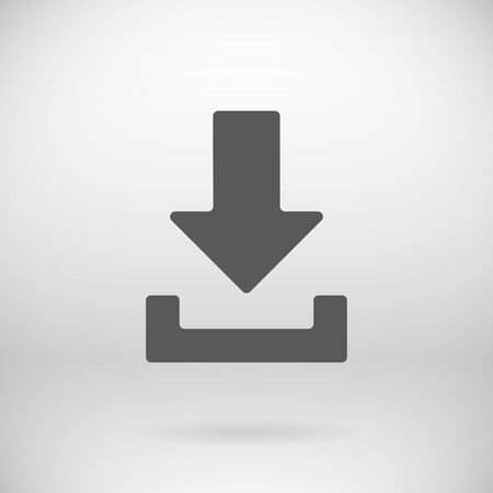 Illustration of Flat Download Upload Icon のイラスト素材