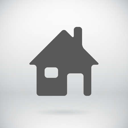 Illustration of Flat Home House Signのイラスト素材