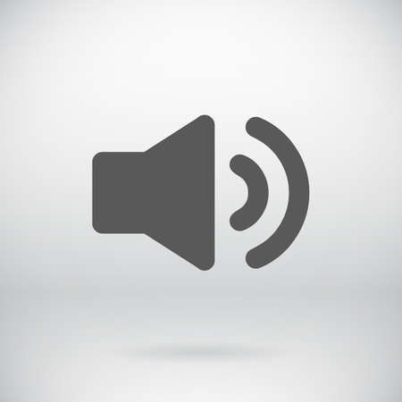 Illustration of Flat Speaker Sign  のイラスト素材