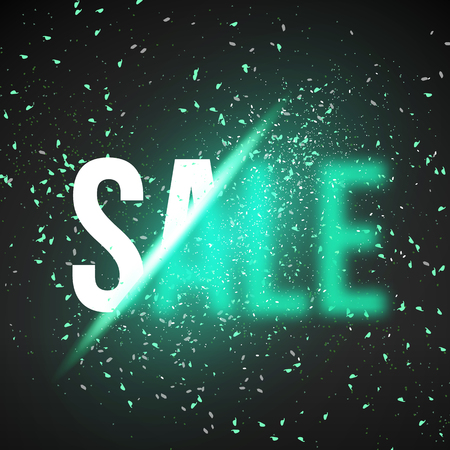 Illustration of Sale Energy Explosion Concept Illustration. のイラスト素材