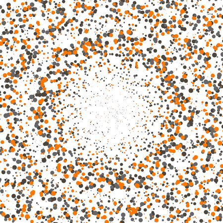 Illustration of Colorful Vector Confetti Effect. Glittering Confetti Particle Background. Birthday Card Templateのイラスト素材