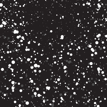 Illustration of Colorful Confetti Effect on Dark Background. Glittering Confetti Particle Background. Birthday Card Templateのイラスト素材