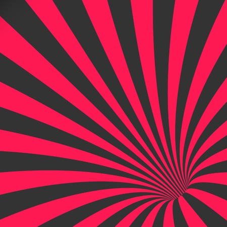 Illustration of Spiral Tunnel Illusion. Vortex Motion Striped Tunnel Backgroundのイラスト素材