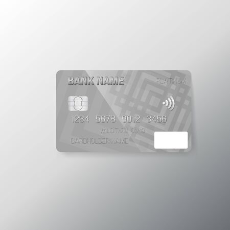 Illustration of Realistic Credit Card Templateのイラスト素材
