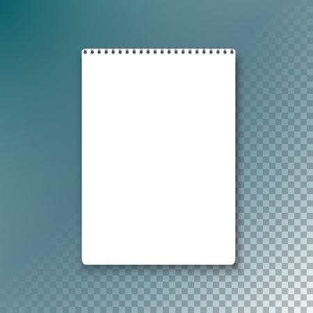 Illustration of Realistic Blank Text Book Icon.のイラスト素材