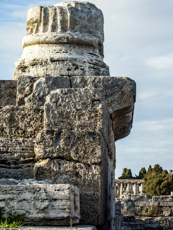 Excavations in Paestumの写真素材