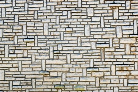 Stone brick wallの写真素材