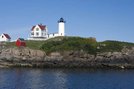 Nubble Lighthouse, Maineの写真素材