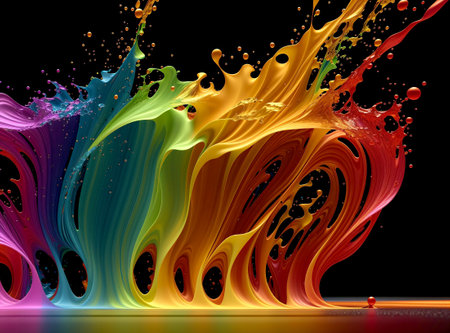 Abstract background artwork . Created with Generative AI.の素材