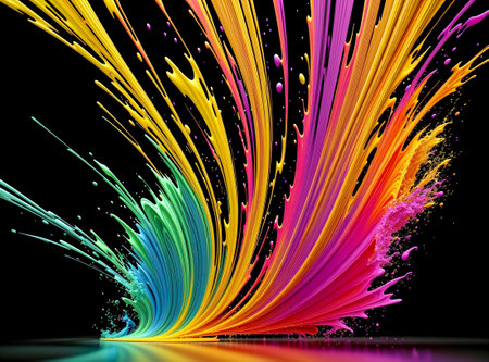 Abstract background artwork . Created with Generative AI.の素材