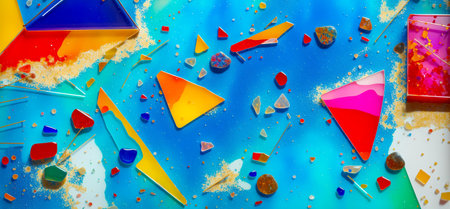 Abstract background artwork . Created with Generative AI.の素材