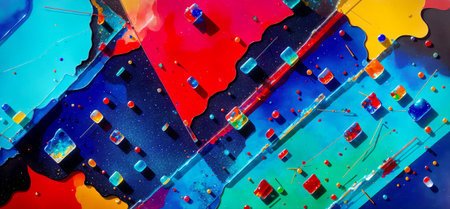 Abstract background artwork . Created with Generative AI.の素材