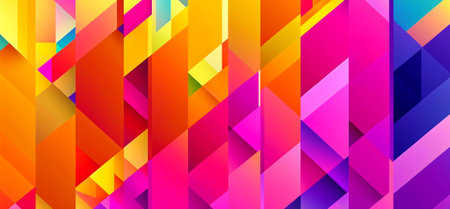 Abstract geometric background. Vector illustration. Eps 10. Colorful gradient.の素材