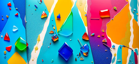 Abstract background artwork . Created with Generative AI.の素材