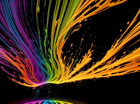 Abstract background artwork . Created with Generative AI.の素材