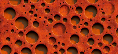 Abstract simple rust background artwork texture. . Created with Generative AI.の素材