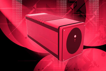 digital illustration of inverter in colour backgroundの写真素材