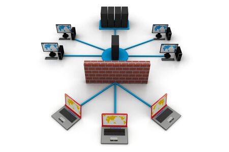 Computer networkの写真素材