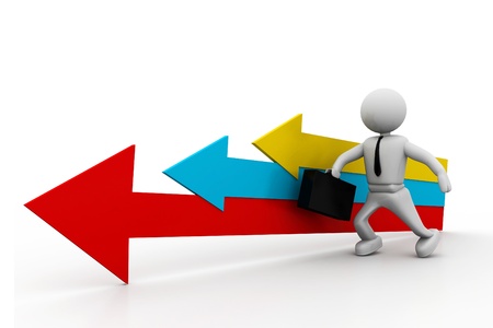 Movement direction to success	の写真素材