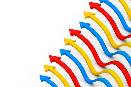 Upwards arrow set	