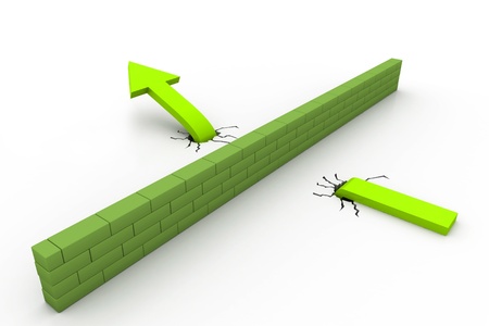 Donât stop arrowの写真素材