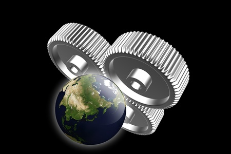 Global Industrialization conceptの写真素材