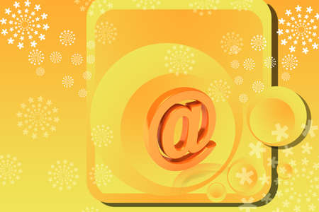 3d yellow business symbol in abstract background	の写真素材
