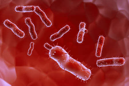 Highly rendering of virus in attractive background
