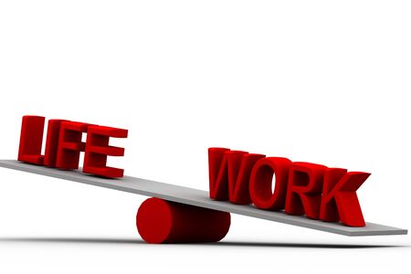 3d rendering of scale, balance, compare concept の写真素材