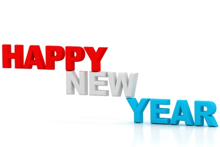 3d rendering of new year 2011